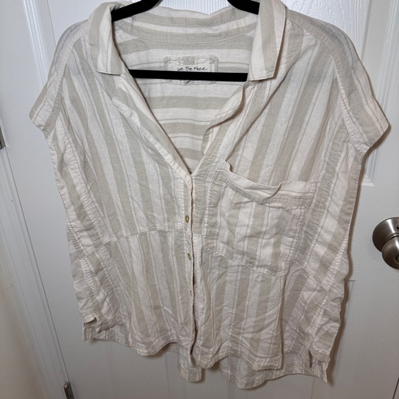 Linen blend We The Free top - Picture 3 of 9